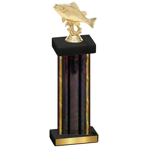 Single Black Glacier Fishing Trophy