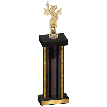 Single Black Glacier Academics Trophy