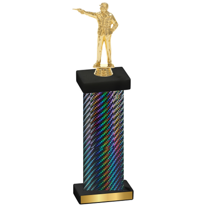 Single Black Carbon Fiber Shooter Trophy