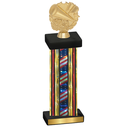 Single Flag USA Cheerleading Trophy