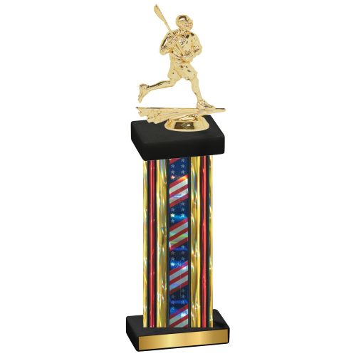 Single Flag USA Lacrosse Trophy