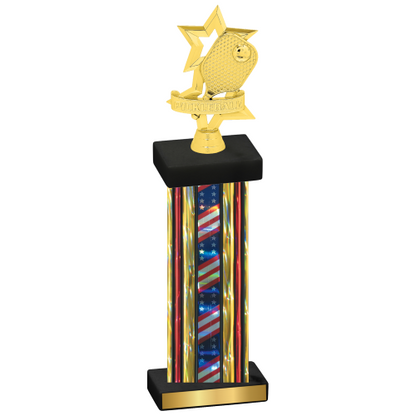 Single Flag USA Pickleball Trophy