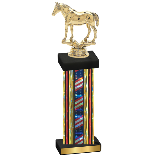 Single Flag USA Horses Trophy