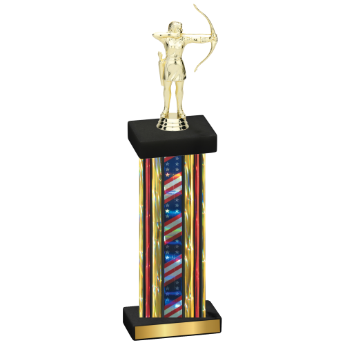 Single Flag USA Archery Trophy