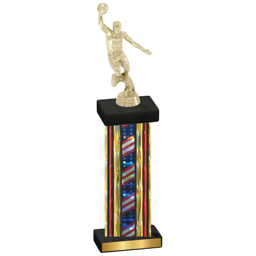 Single Flag USA Basketball Trophy