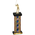 Single Flag USA Golf Trophy