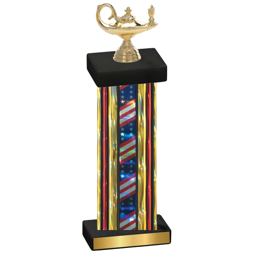 Single Flag USA Academics Trophy