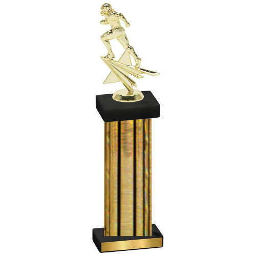 Single Gold Glacier Football Trophy