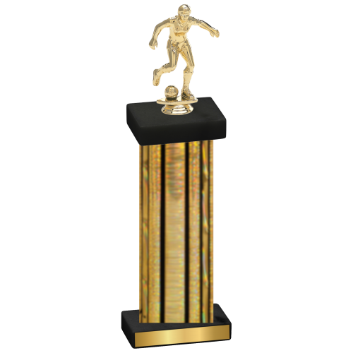 Single Gold Glacier Soccer Trophy