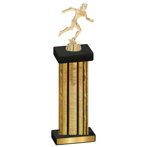 Single Gold Glacier Running Trophy