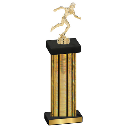 Single Gold Glacier Running Trophy