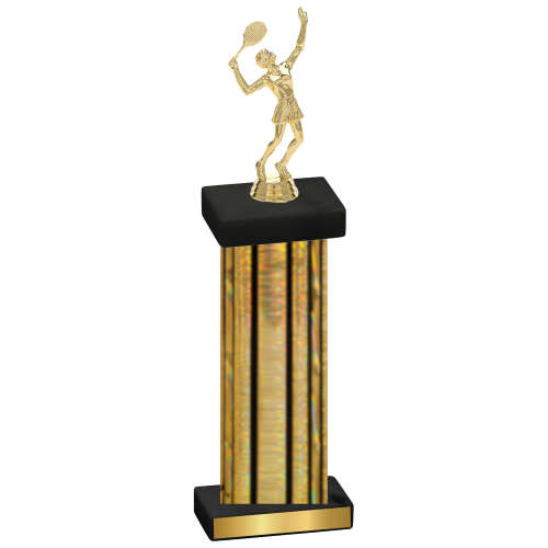 Single Gold Glacier Tennis Trophy