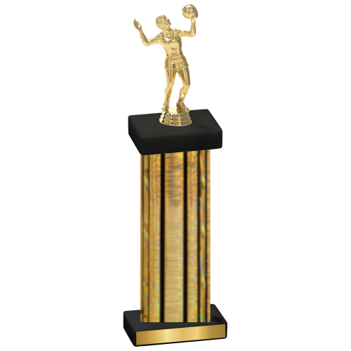 Single Gold Glacier Volleyball Trophy