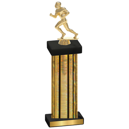 Single Gold Glacier Football Trophy