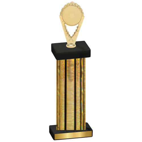 Single Gold Glacier Insert Trophy