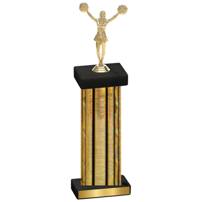 Single Gold Glacier Cheerleading Trophy