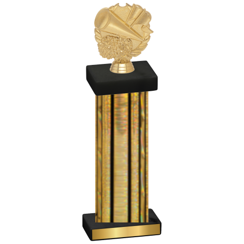 Single Gold Glacier Cheerleading Trophy