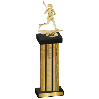 Single Gold Glacier Lacrosse Trophy