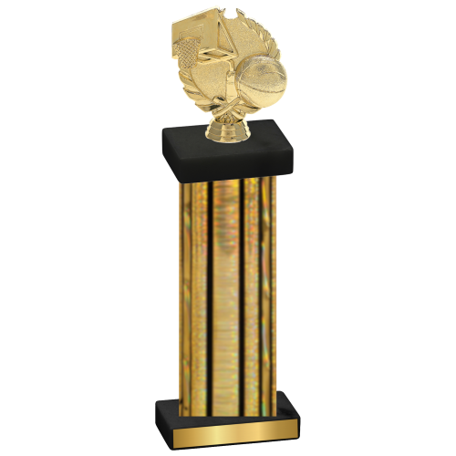 Single Gold Glacier Basketball Trophy