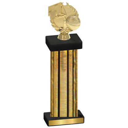 Single Gold Glacier Basketball Trophy