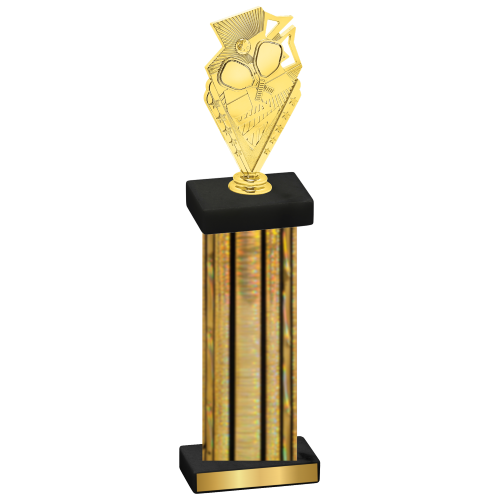 Single Gold Glacier Pickleball Trophy