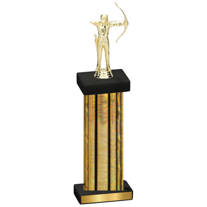 Single Gold Glacier Archery Trophy