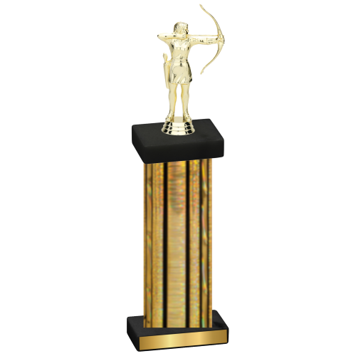 Single Gold Glacier Archery Trophy