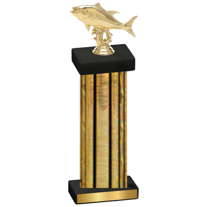 Single Gold Glacier Fishing Trophy