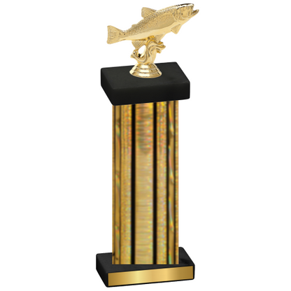 Single Gold Glacier Fishing Trophy