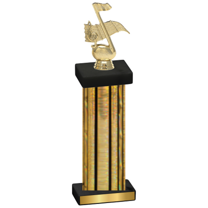 Single Gold Glacier Music Trophy