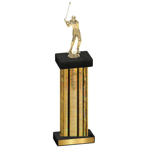 Single Gold Glacier Golf Trophy