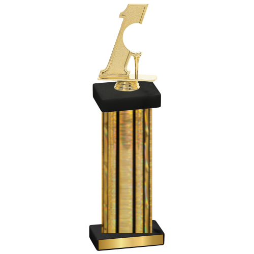 Single Gold Glacier Golf Trophy