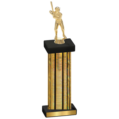 Single Gold Glacier Baseball Trophy