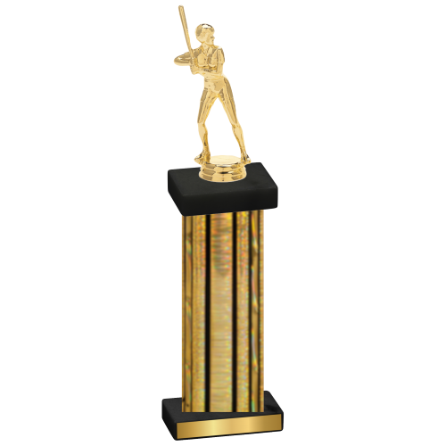 Single Gold Glacier Softball Trophy