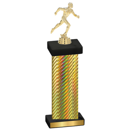 Single Gold Carbon Fiber Running Trophy