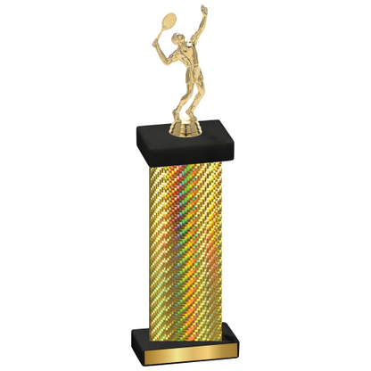 Single Gold Carbon Fiber Tennis Trophy