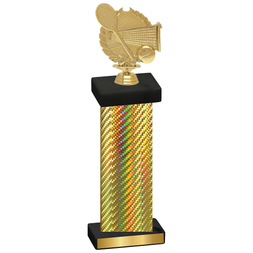 Single Gold Carbon Fiber Tennis Trophy