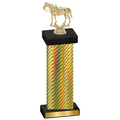 Single Gold Carbon Fiber Horses Trophy