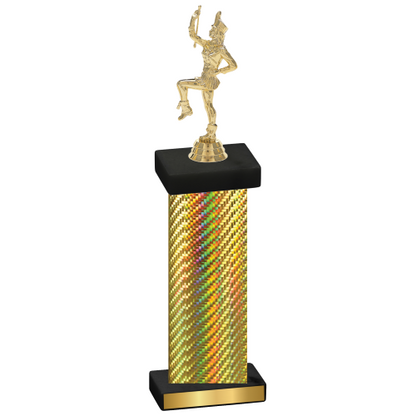 Single Gold Carbon Fiber Majorette Trophy