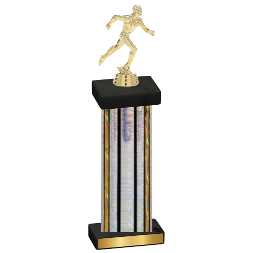 Single Silver Glacier Running Trophy