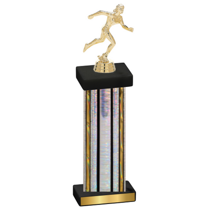 Single Silver Glacier Running Trophy