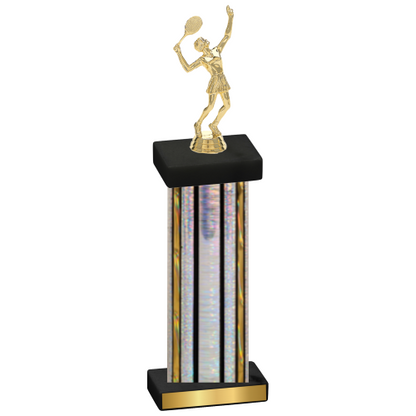 Single Silver Glacier Tennis Trophy