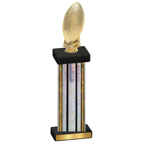 Single Silver Glacier Football Trophy