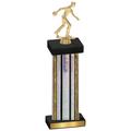 Single Silver Glacier Bowling Trophy
