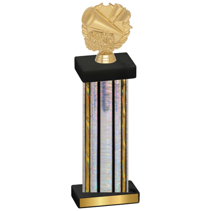 Single Silver Glacier Cheerleading Trophy