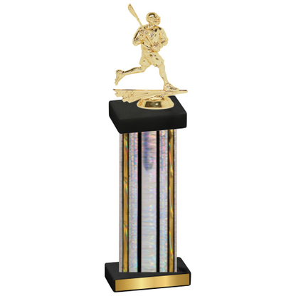 Single Silver Glacier Lacrosse Trophy