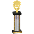 Single Silver Glacier Pickleball Trophy