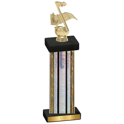 Single Silver Glacier Music Trophy