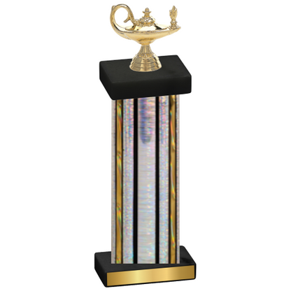 Single Silver Glacier Academics Trophy