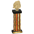 Single Orange Glacier Soccer Trophy